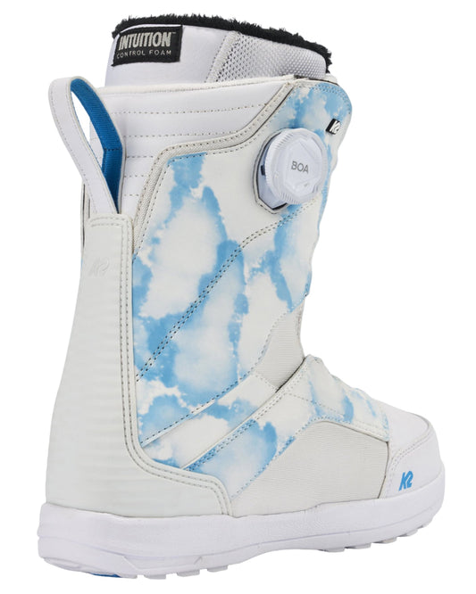 K2 Women's Kinsley Snowboard Boots - Cloud - 2024 Snowboard Boots - Trojan Wake Ski Snow