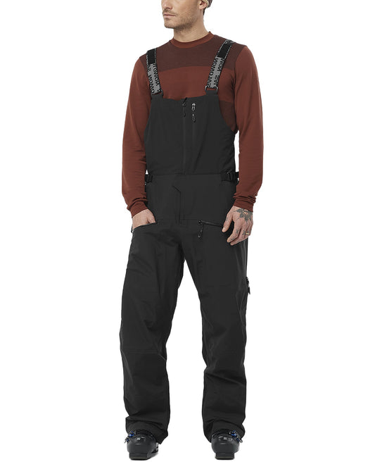 Salomon Absolute Bib - Deep Black Snow Bibs - Trojan Wake Ski Snow