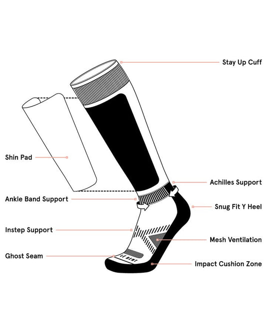 Le Bent Pixel Light Snow Socks Socks - Trojan Wake Ski Snow