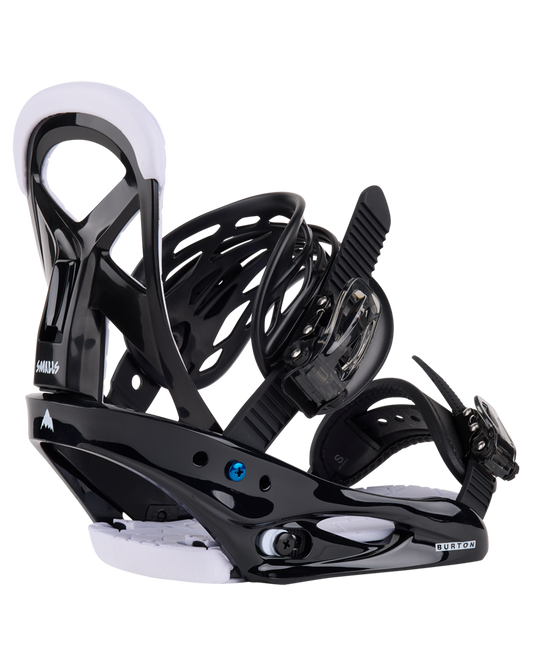 Burton Kids' Smalls Re:Flex Snowboard Bindings - Black Snowboard Bindings - Trojan Wake Ski Snow