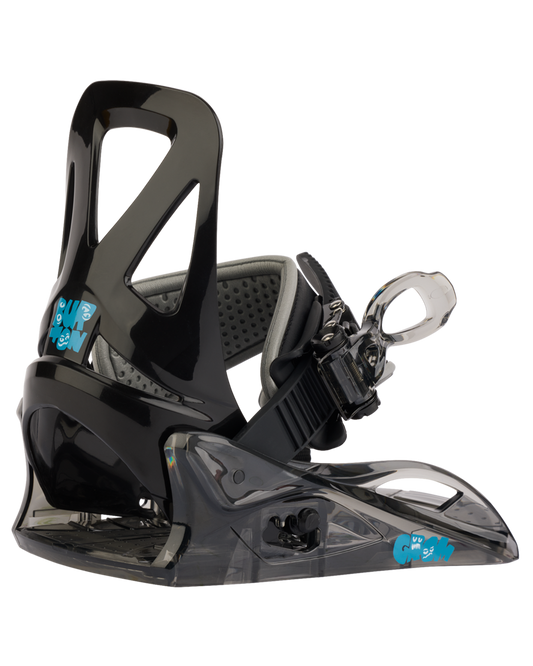 Burton Kids' Grom Disc Snowboard Bindings - Black Snowboard Bindings - Trojan Wake Ski Snow