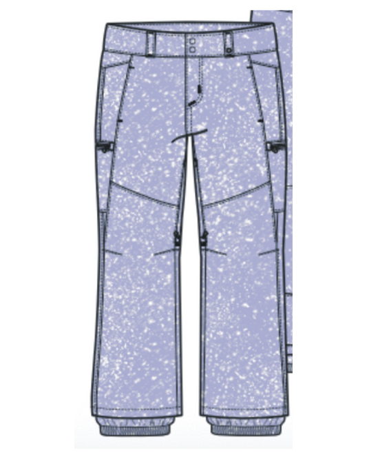 Burton Kids' Elite 2L Cargo Snow Pants - Stardust Snow Pants - Trojan Wake Ski Snow