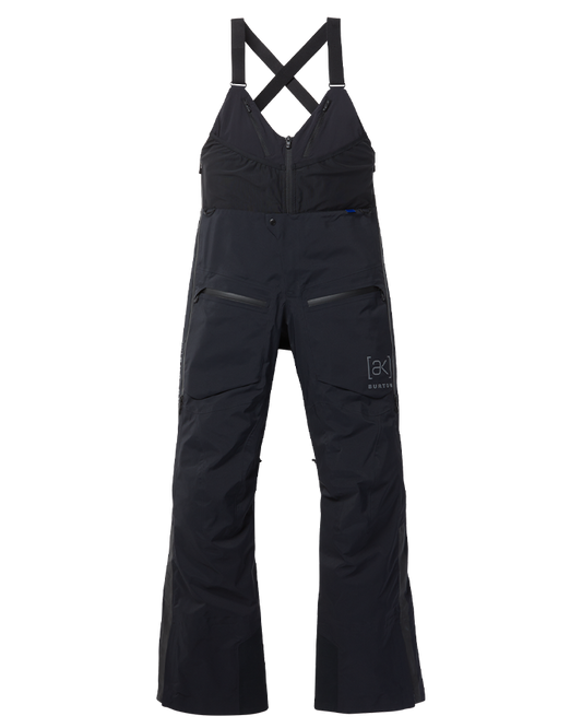 Burton Women's [ak]® Tusk Gore-Tex Pro 3L Hi-Top Bib - True Black - 2023 Snow Bibs - Trojan Wake Ski Snow