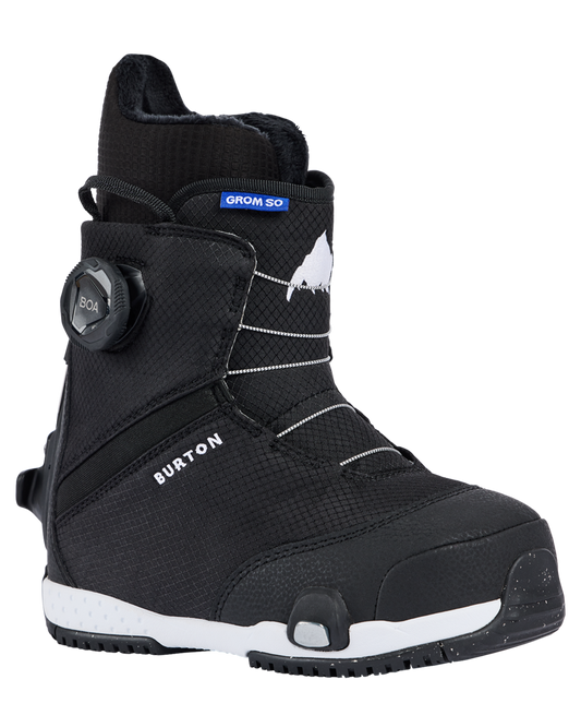 Burton Kids' Grom Step On® Snowboard Boots - Black Snowboard Boots - Trojan Wake Ski Snow