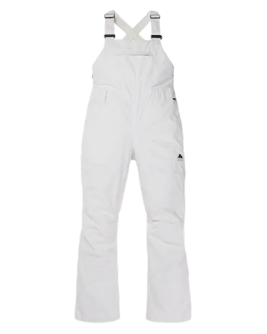 Burton Women's Avalon Gore-Tex 2L Bib - Stout White - 2023 Snow Bibs - Trojan Wake Ski Snow