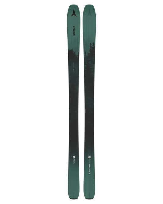 Atomic Maverick 86 C Women's Snow Skis - Dark Green/Black - 2025 Snow Skis - Trojan Wake Ski Snow