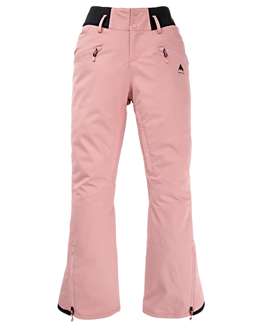 Burton Women's Marcy High Rise Stretch 2L Snow Pants - Powder Blush Snow Pants - Trojan Wake Ski Snow