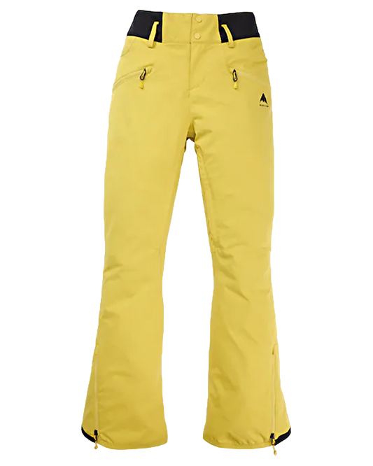 Burton Women's Marcy High Rise Stretch 2L Snow Pants - Sulfur Snow Pants - Trojan Wake Ski Snow