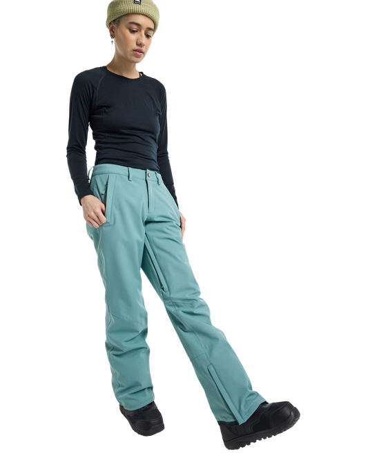 Burton Women's Society Snow Pants - Rock Lichen Snow Pants - Trojan Wake Ski Snow