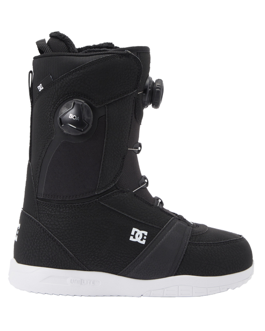 DC Women's Lotus BOA® Snowboard Boots - Black/White Snowboard Boots - Trojan Wake Ski Snow