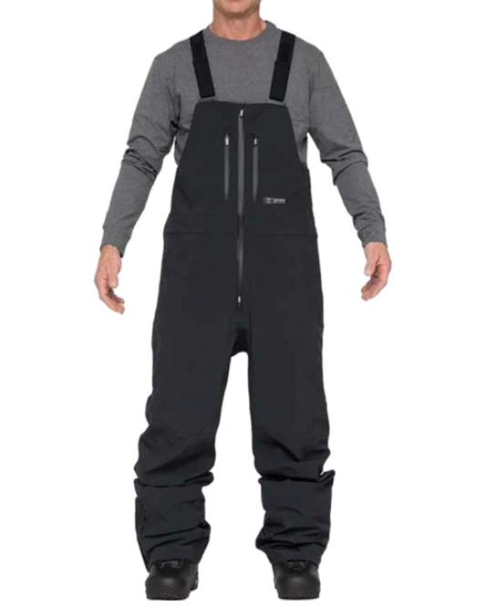 L1 Huron Bib - Black - 2024 Snow Bibs - Trojan Wake Ski Snow