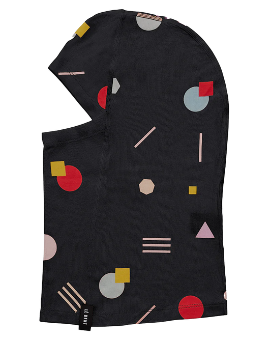 Le Bent Kids' Confetti Midweight Balaclava - Black Neck Warmers & Face Masks - Trojan Wake Ski Snow