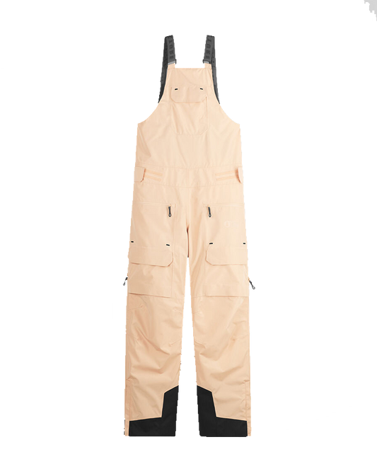 Picture U62 Women's Bib Pants - Harbor Grey - 2024 Snow Bibs - Trojan Wake Ski Snow