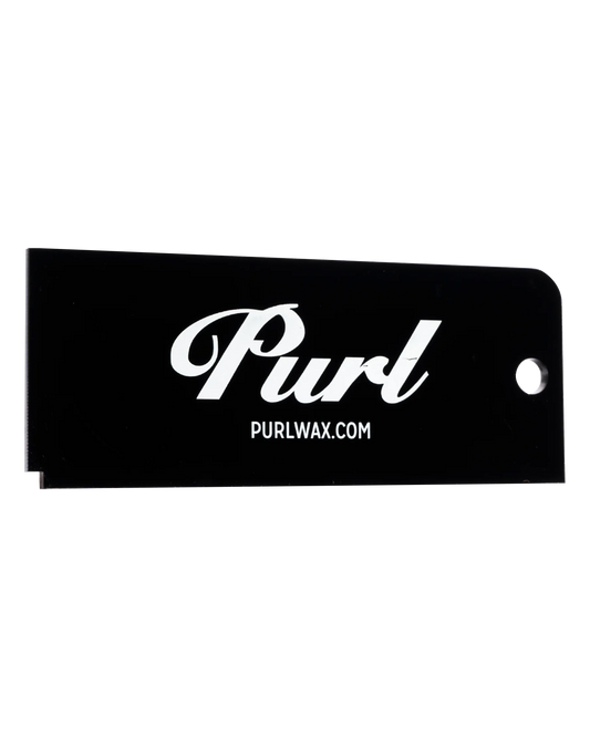 Purl Acrylic Ski & Snowboard Wax Scraper 6" - Black Snowboard Tools - Trojan Wake Ski Snow