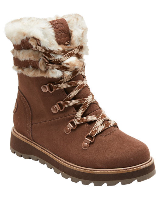 Roxy Women's Brandi Iii Winter Boots - Chocolate Apres Boots - Trojan Wake Ski Snow