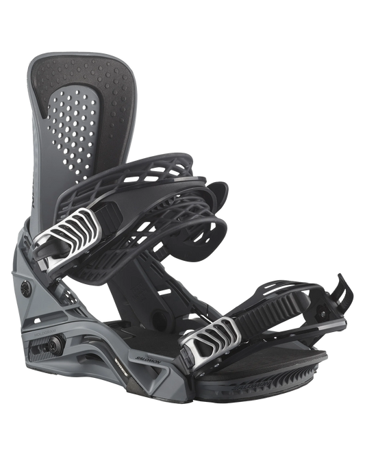 Salomon Hologram Snowboard Bindings - Gray - 2024 Snowboard Bindings - Trojan Wake Ski Snow