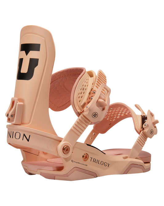 Union Team Hb Trilogy Women's Snowboard Bindings - Pink Snowboard Bindings - Trojan Wake Ski Snow