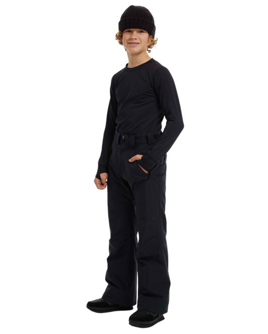 Elude No Limit Kids Pant - True Black - 2023 Snow Pants - Trojan Wake Ski Snow